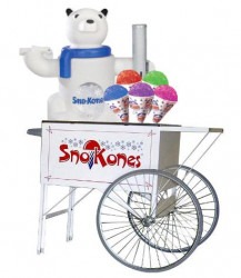 C9 Polar Bear Sno Cone Machine & Cart