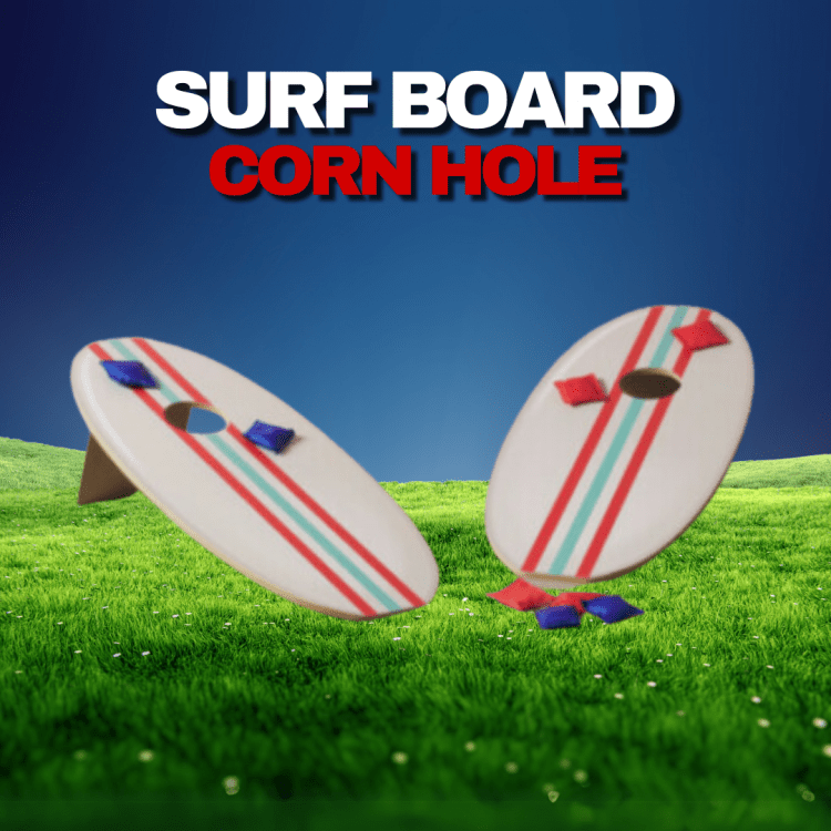 Surf Board Corn Hole