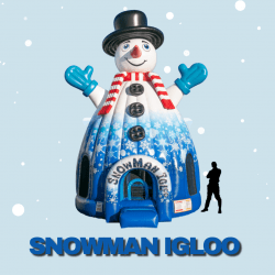 Snowman Igloo Bounce House Rental