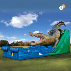 32ft King Croc Dual Lane Slide Rental - S59.20.20