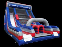 27ft Patriot Vertical Rush Obstacle Course Rental