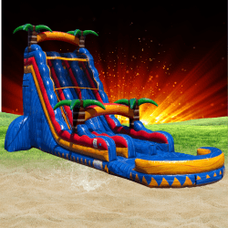 30ft double lane Inferno Slide Rental - R78.20