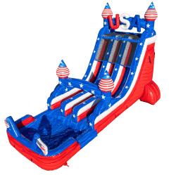 USA18ftDualLaneSlide6 1750469060 22ft USA Slide Rental