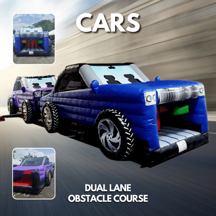 Cars Dual Lane Obstacle Course - R134.135