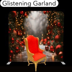 Santa Chair w/ Backdrop