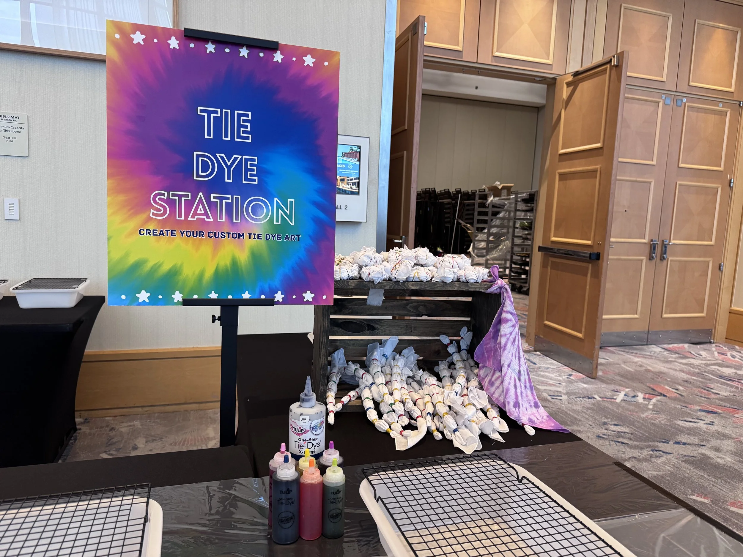 Tie Dye Station