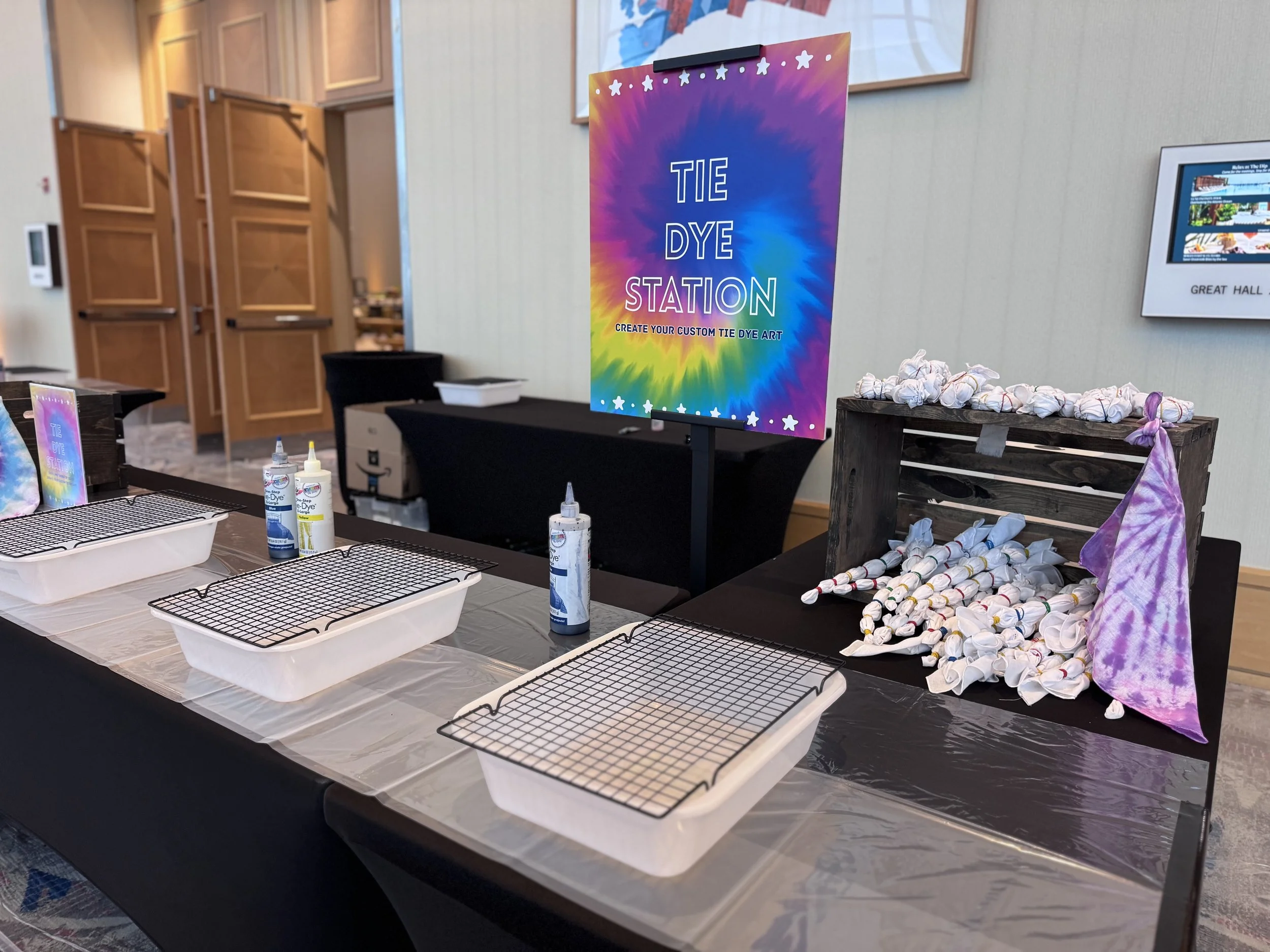 Tie Dye Station