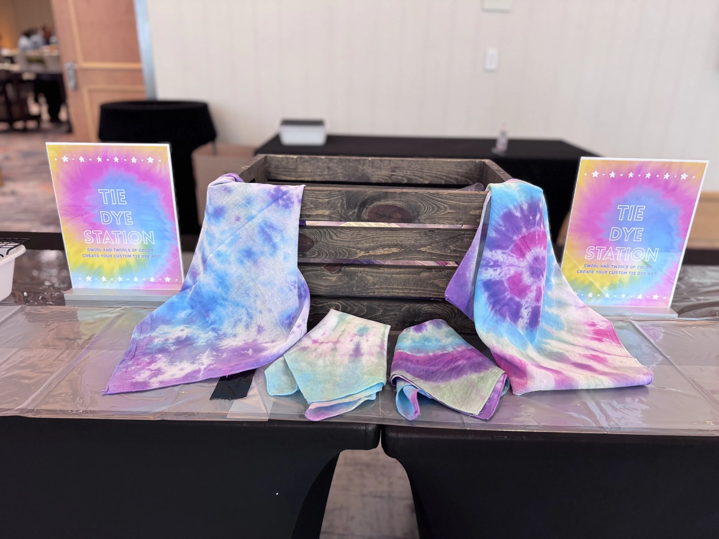 Tie Dye Station