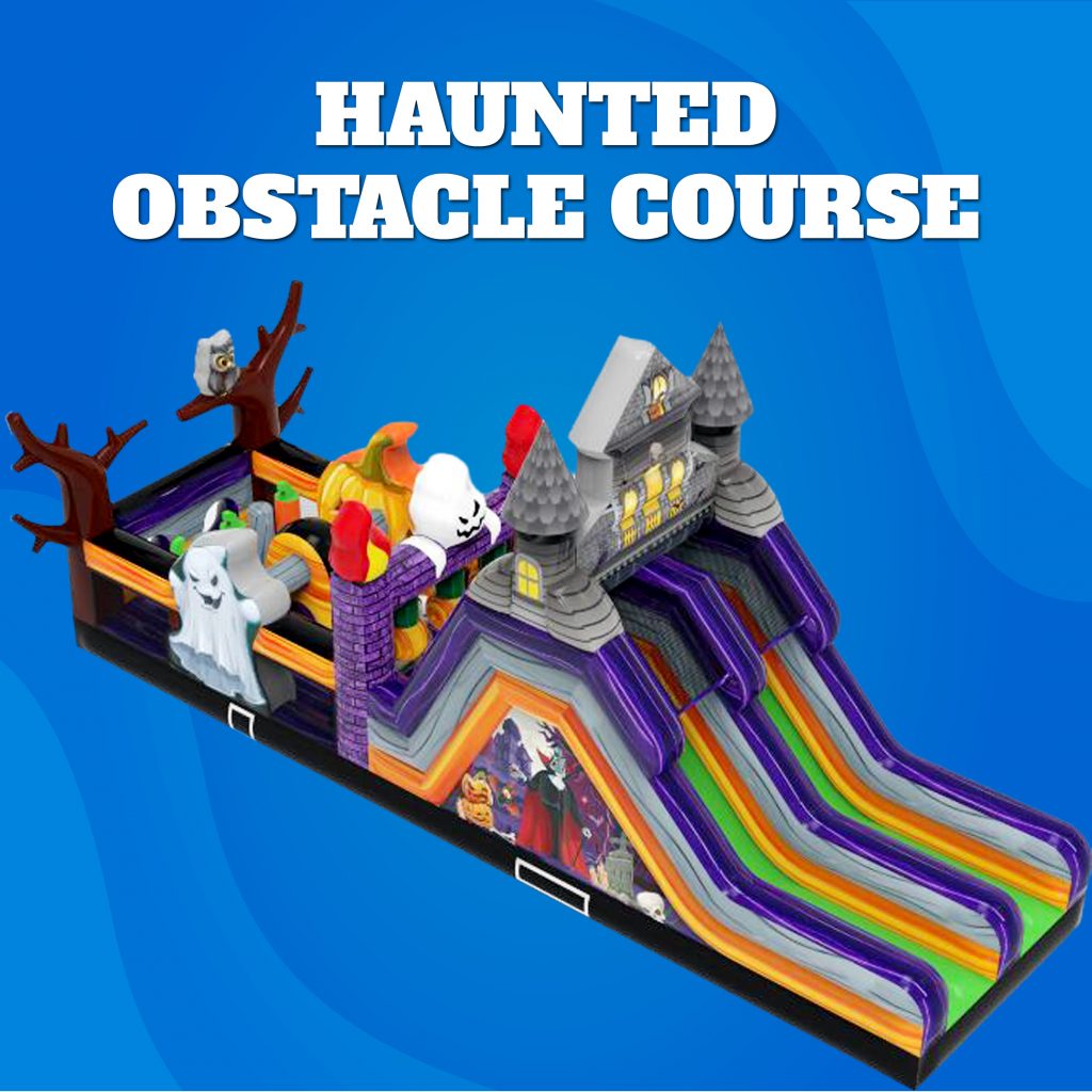 Haunted Obstacle Course Halloween inflatable rental